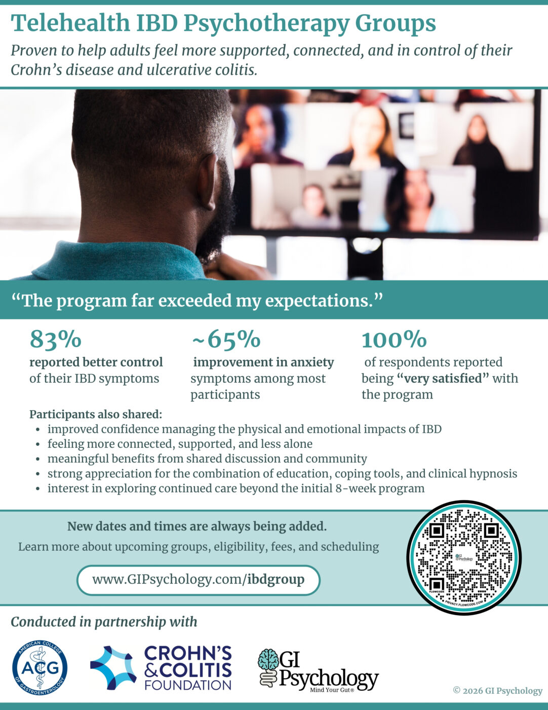 IBD group outcomes flyer